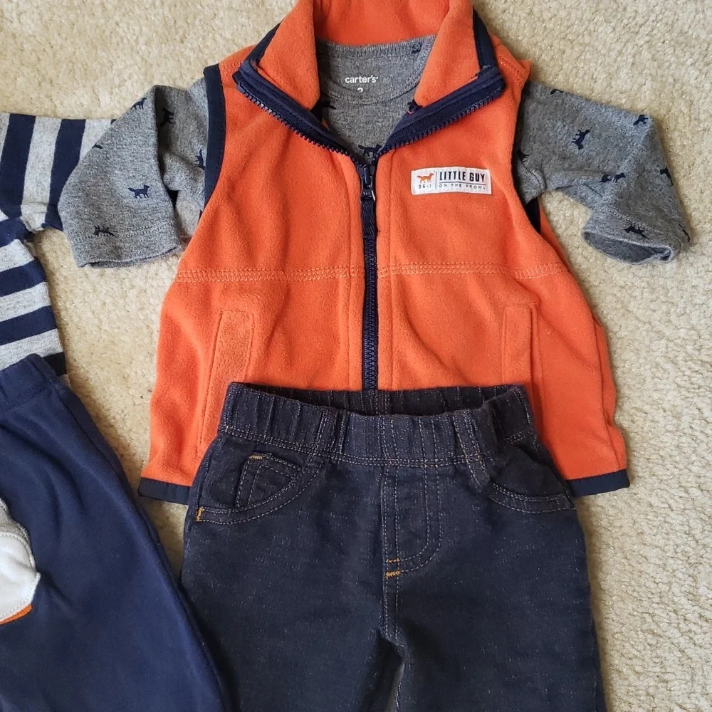 Carter's Baby Boy Bundle Sz 3M